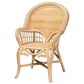 Baxton Studio Ratu Accent Chair in Natural Brown, , large