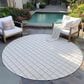 Dalyn Rug Company York 6" Round Ivory Indoor/Outdoor Area Rug, , large