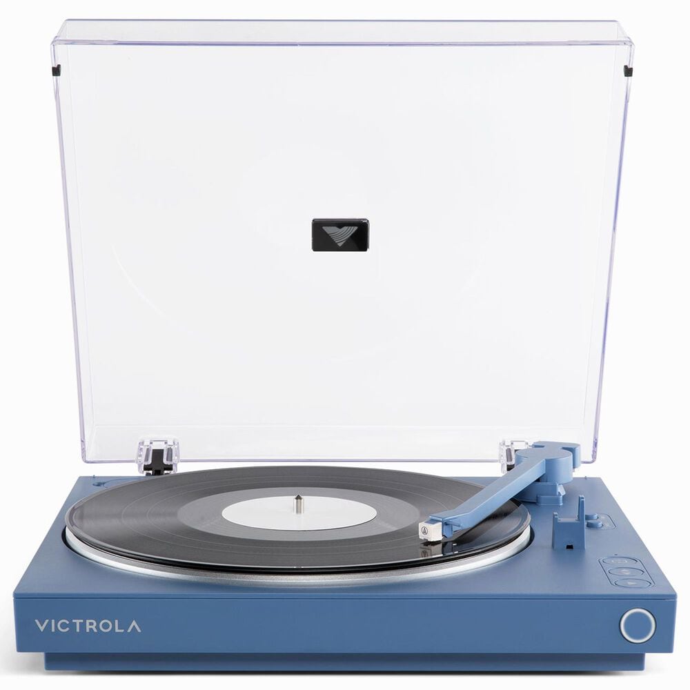 Victrola 2-Speed Automatic Turntable with Bluetooth in Blue, , large