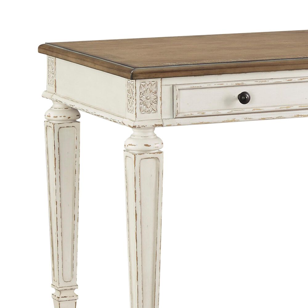 Ashley Realyn Lift Top Desk in White and Brown, , large