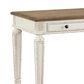 Ashley Realyn Lift Top Desk in White and Brown, , large