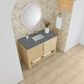 James Martin Vanities Marigot 48" Single Bathroom Vanity in Sunwashed Oak with 3 cm Parisien Bleu Quartz Top, Rectangular Sink and FreePower Wireless Charger, , large