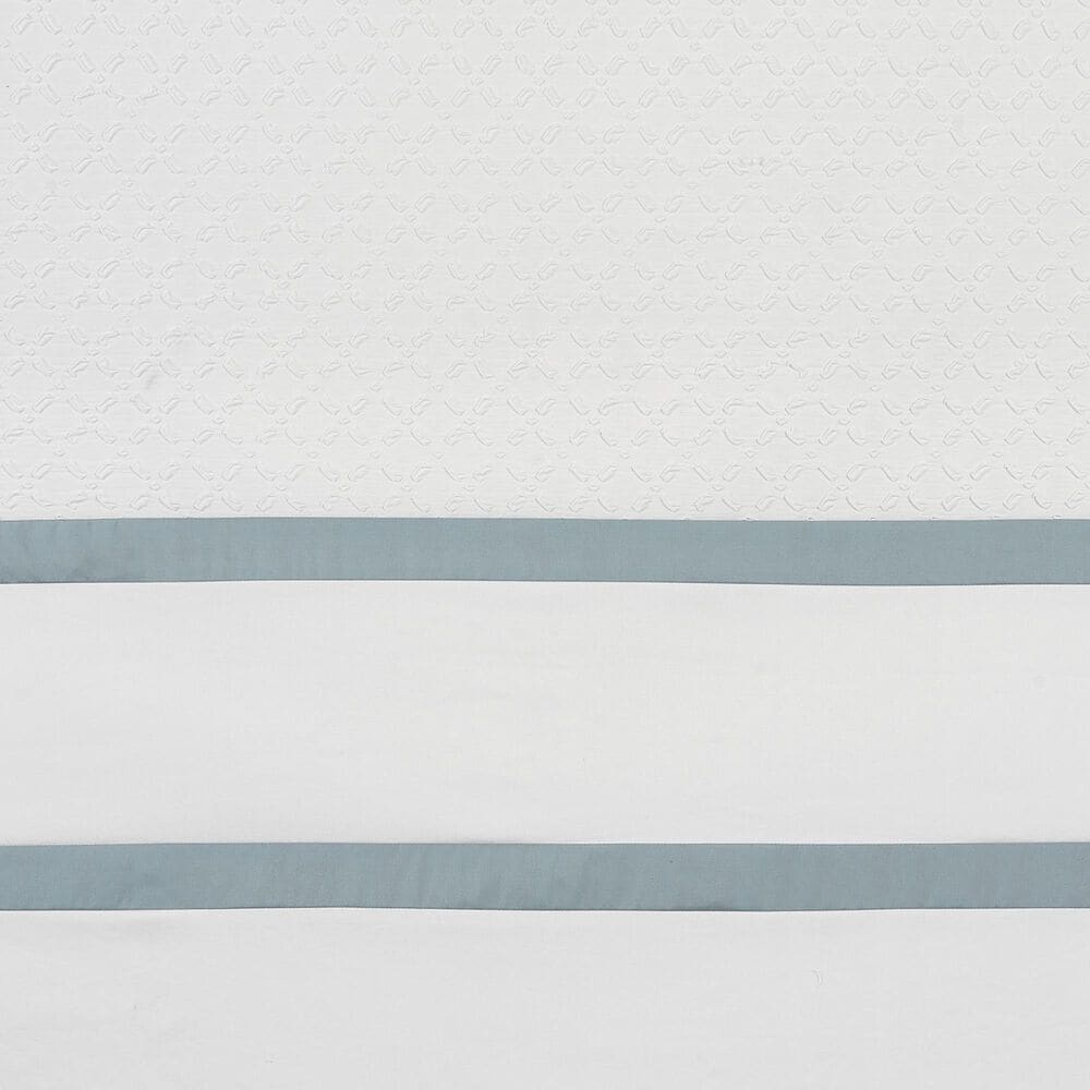 Royal Court Trilogy 84&quot; x 50&quot; Window Panel Pair in White and Blue, , large