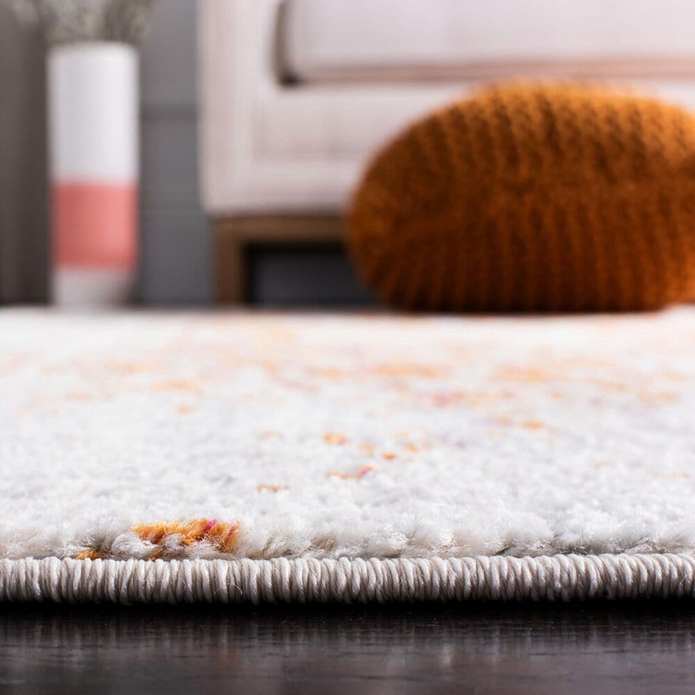 Safavieh Madison MAD603P 2&#39;3&quot; x 4&#39; Orange and Ivory Scatter Rug, , large