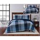 Pem America Truly Soft Trey 2-Piece Twin XL Duvet Set in Blue, , large
