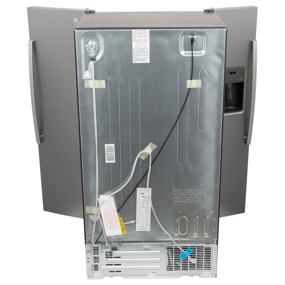 GE Appliances 25.3 Cu. Ft. Side by Side Refrigerator with External Dispenser in Fingerprint Resistant Stainless Steel, , large
