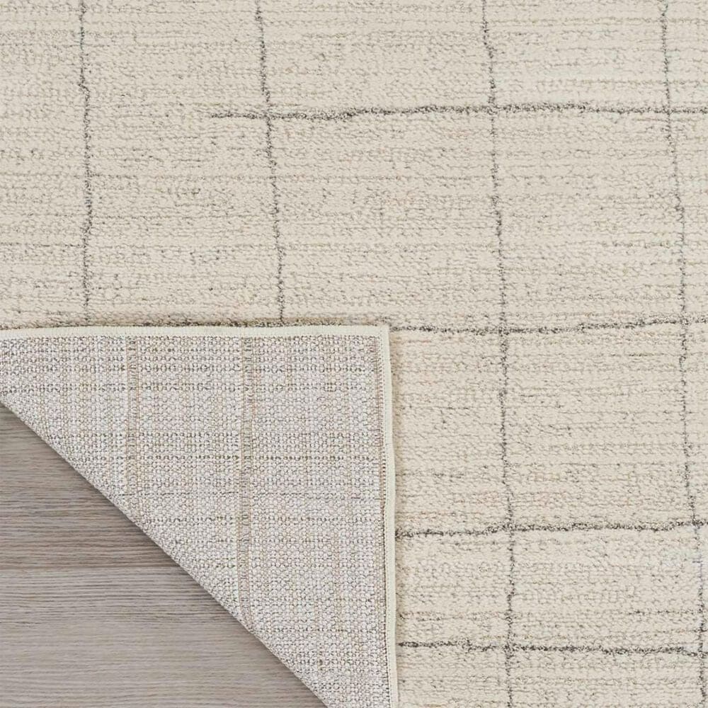 Nourison Andes AND04 6&#39; x 9&#39; Ivory and Grey Area Rug, , large