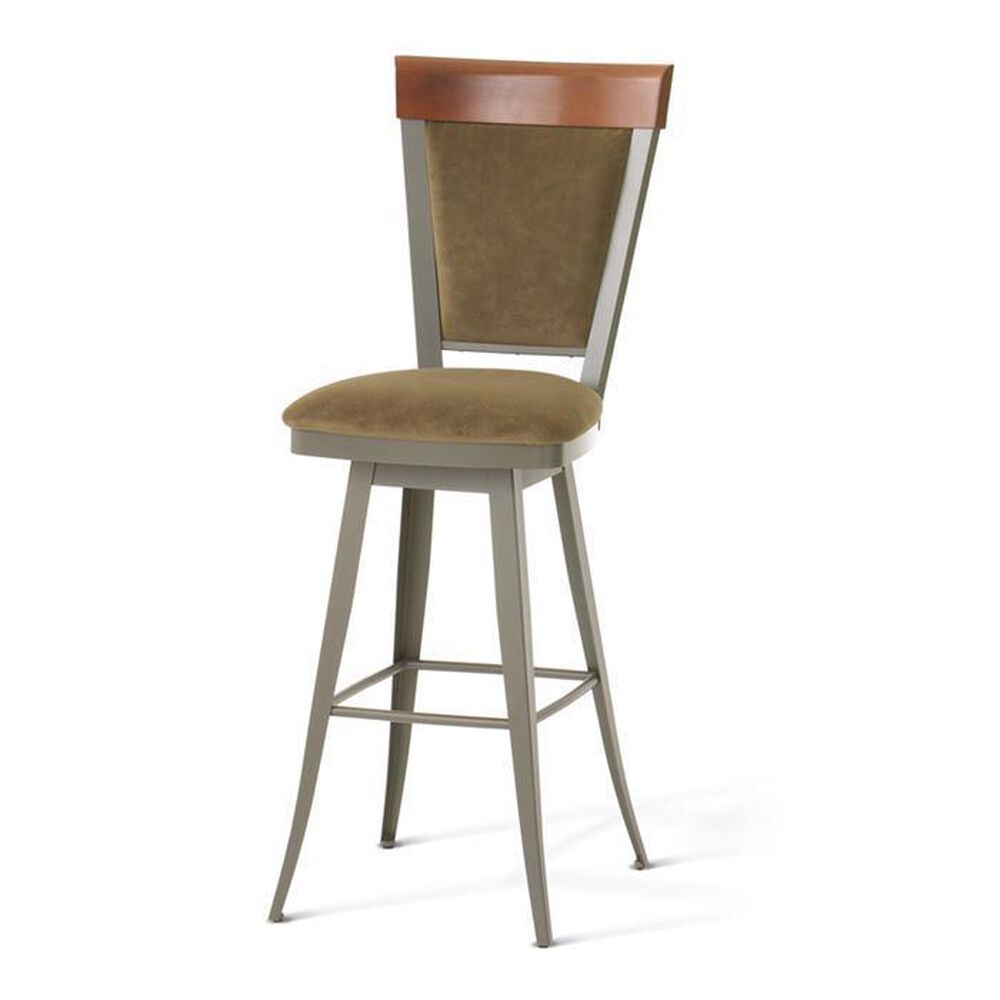 Amisco Eleanor 26" Swivel Stool, , large