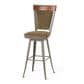 Amisco Eleanor 26" Swivel Stool, , large