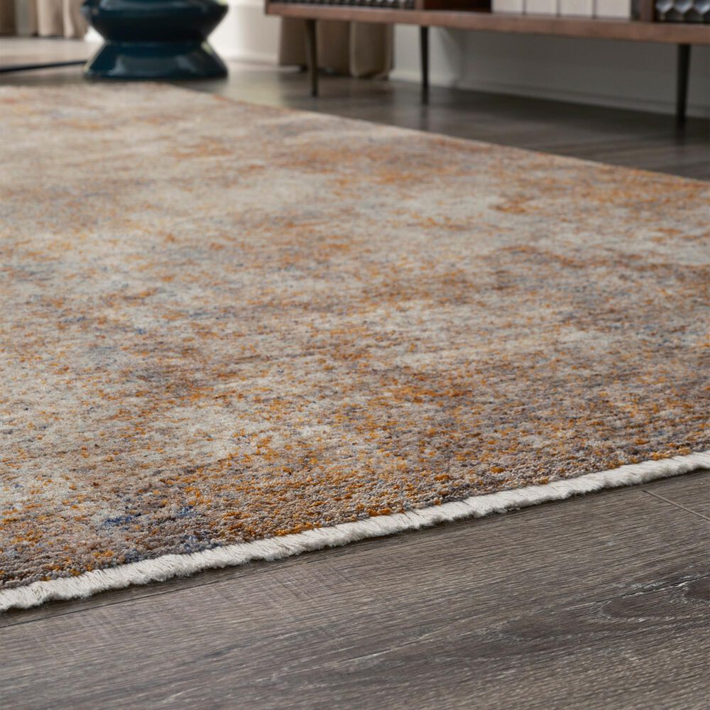 Ashley Mauville 5&#39; x 7&#39;10&quot; Cream, Orange, Brown, Gray and Blue Area Rug, , large