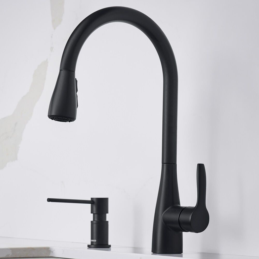 Blanco Atura Pull-Down Kitchen Faucet 1.5 GPM in Matte Black, , large