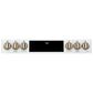 Cafe 30" Slide-In Gas Double Oven with Convection Range in Matte White with Brushed Bronze Handle, , large