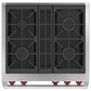 Wolf Appliances 5.1 Cu. Ft. Freestanding Dual Fuel Range with Liquid Propane in White, , large