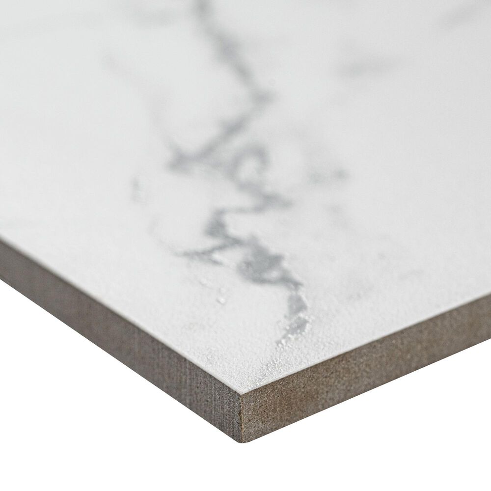 MS International Roman Statuario 12" x 24" Porcelain Tile, , large