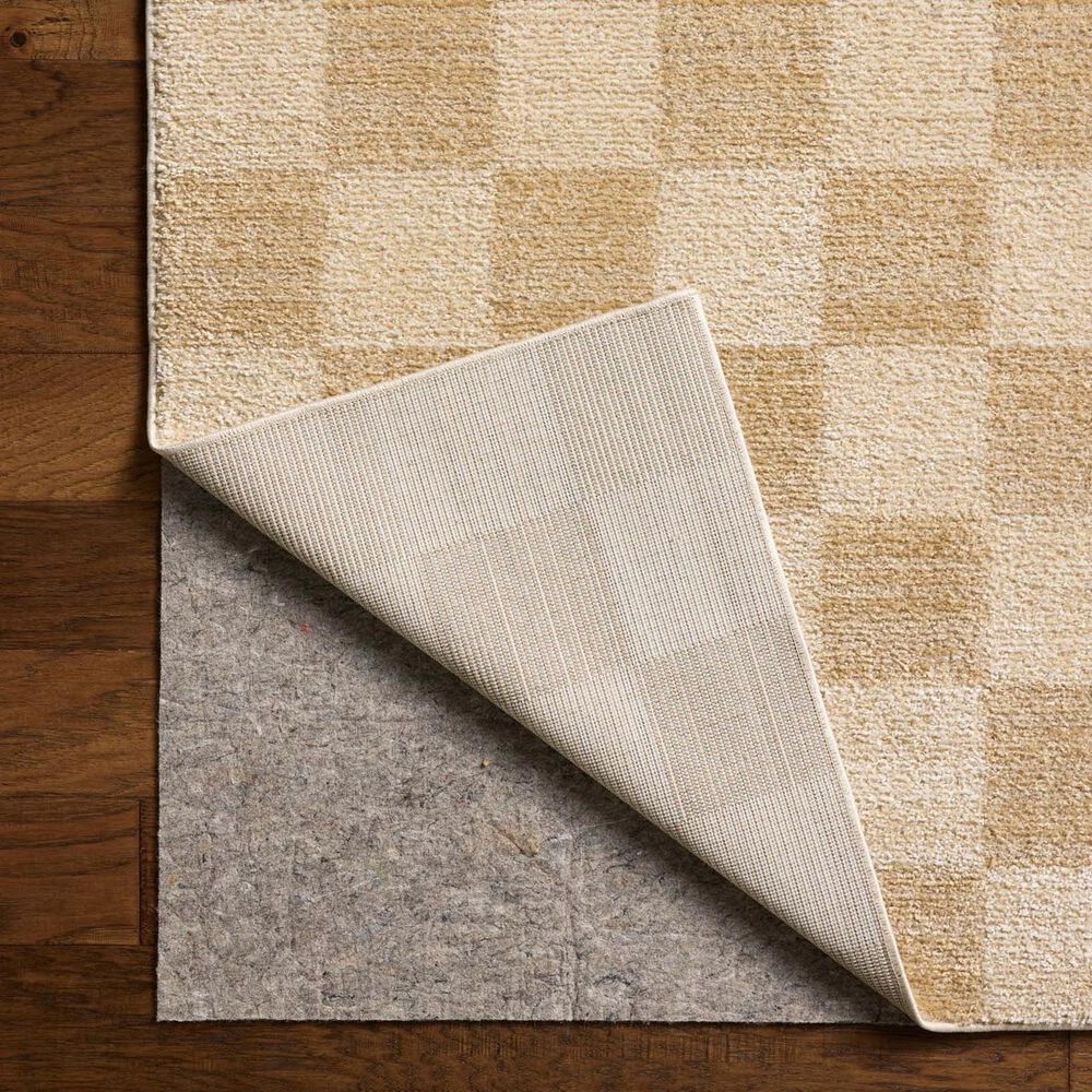 Chris Loves Julia x Loloi Calvin Wheat and Ivory 7'10" Round Area Rug, , large