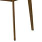 Armen Living Amaris 5-Piece Rectangular Dining Set with Olive Green Upholstery in Walnut, , large