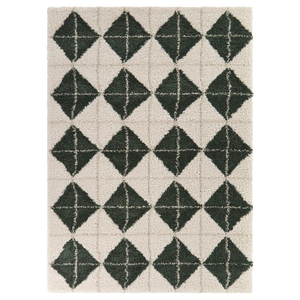 Balta Rugs Stella Quarterman Green 7"10" x 10" Area Rug, , large