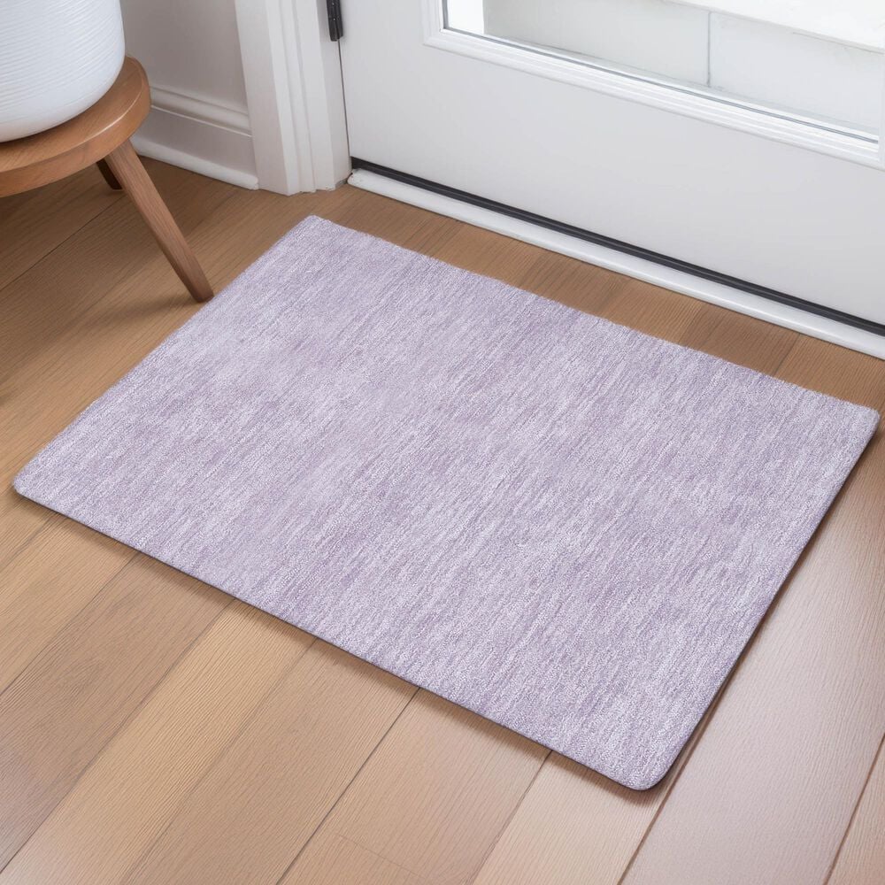 Dalyn Rug Company Soft Essentials Lavender 1'8" x 2'6" Area Rug, , large
