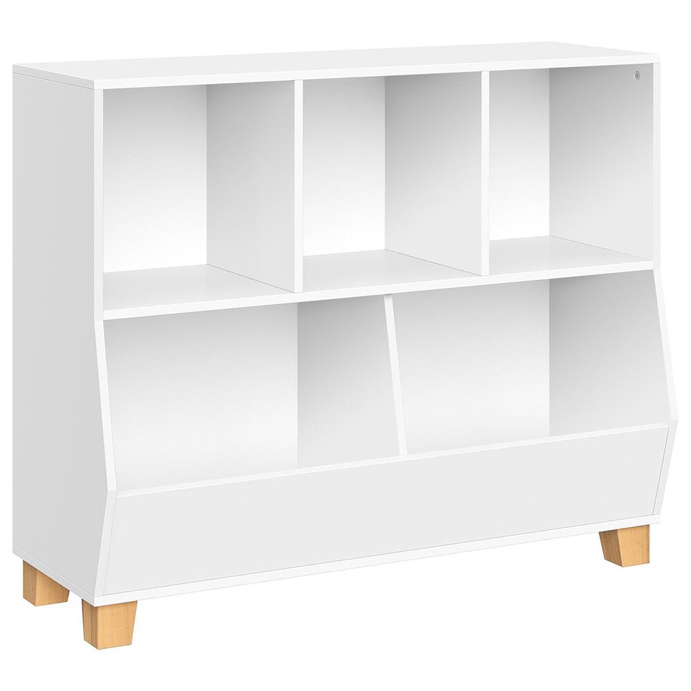 RiverRidge Home Catch-All 5-Cubby Toy Organizer in White, , large