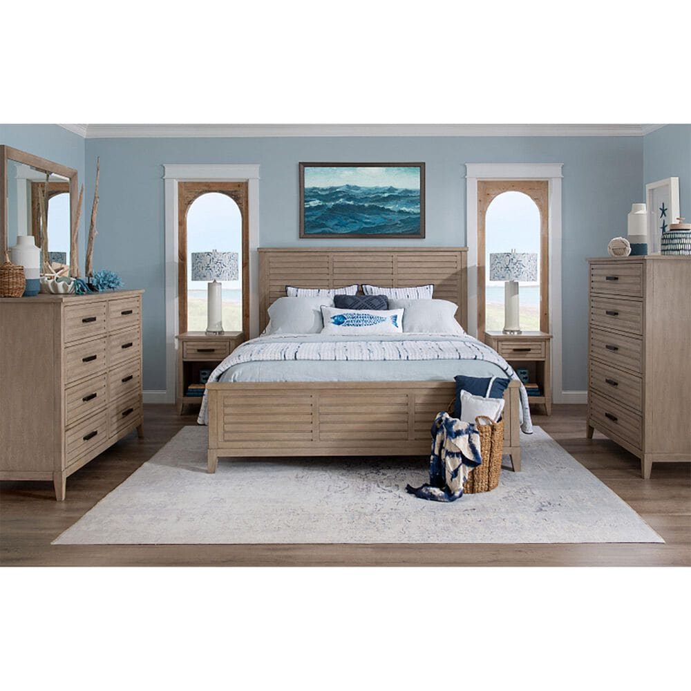Legacy Classic Edgewater 8-Drawer Dresser and Mirror in Soft Sand, , large