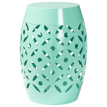 Baxton Studio Hallie Patio Side Table in Aqua, , large