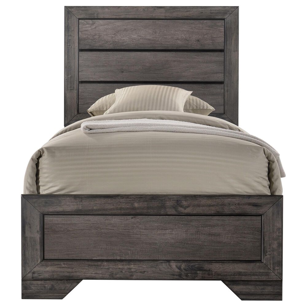 Mayberry Hill Nathan 5-Piece Twin Bedroom Set in Gray Oak, , large