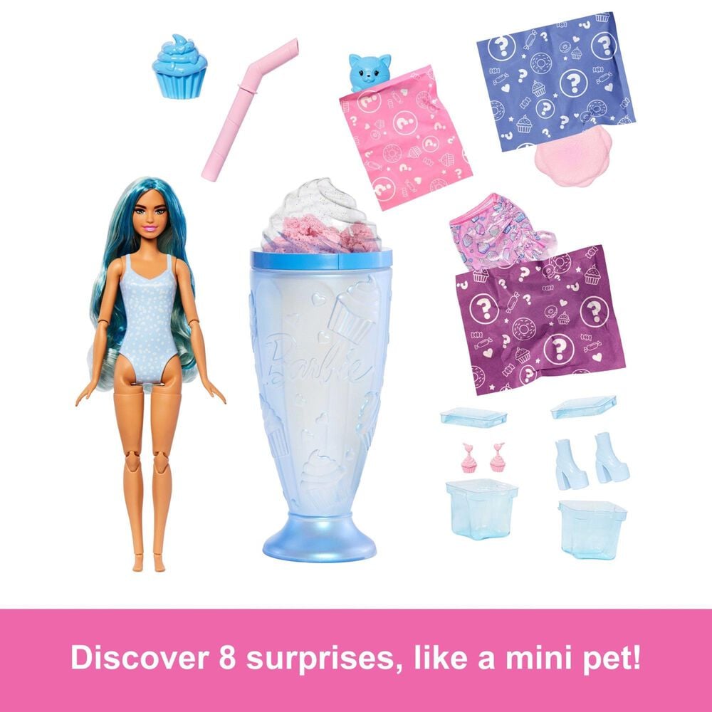 Barbie Pop Reveal Sweet Treat Series Doll and Accessory Set - Cool Cupcake in Blue, , large