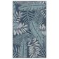 Nourison Garden Oasis GOA02 Navy 2" x 3" Indoor/Outdoor Area Rug, , large