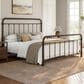 Richlands Furniture Kirkland King Slat Metal Bed in Dark Bronze, , large