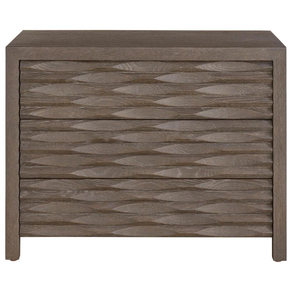 Furniture Worldwide Modern 3 Drawer Dune Chest in Sable with USB Ports, , large