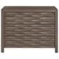 Furniture Worldwide Modern 3 Drawer Dune Chest in Sable with USB Ports, , large