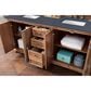 James Martin Vanities Providence 72" Double Bathroom Vanity in Driftwood with 3 cm Charcoal Soapstone Quartz Top and Rectangular Sinks, , large