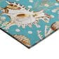 Dalyn Rug Company Seabreeze SZ6 6" x 9" Teal Area Rug, , large