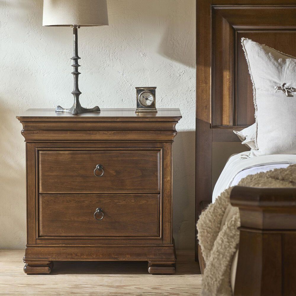 Universal Furniture New Lou 3-Drawer Nightstand in Cognac, , large