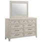 Hawthorne Furniture Carlson 4-Piece Queen Panel Bedroom Set in Washed Linen, , large