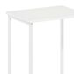 HOMLUX 2-Tier End Table with Open Shelf Storage Display in White, , large