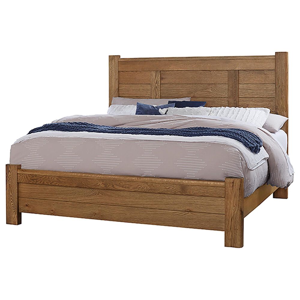 Viceray Collections Crafted Oak Queen Poster In Natural, , large