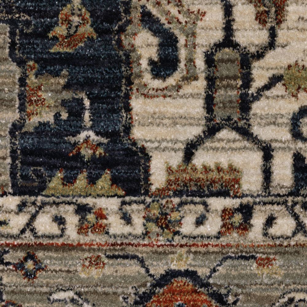 Oriental Weavers Eliana Brown and Blue 9&#39;10&quot; x 12&#39;10&quot; Area Rug, , large