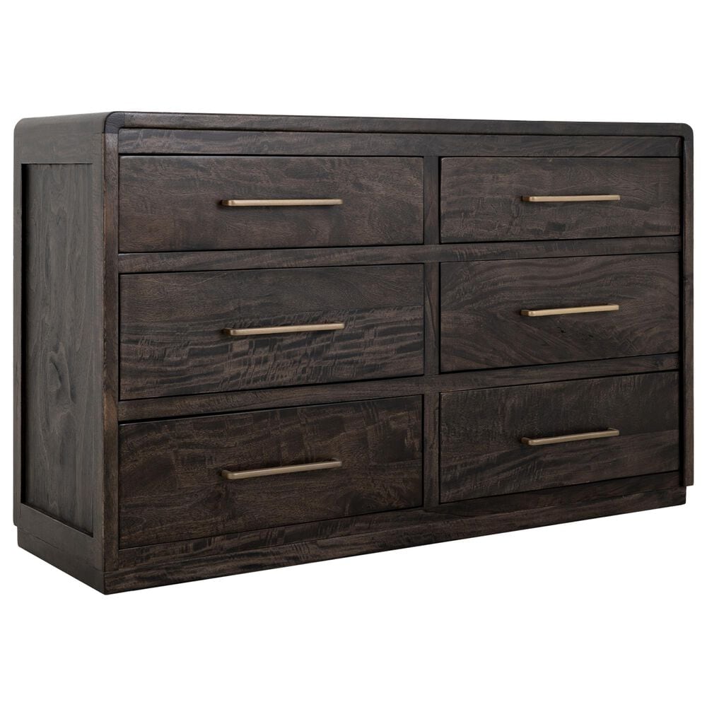 Fallridge Mezquite 6 Drawer Dresser Only in Black, , large