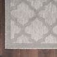 Nourison Easy Care 8" x 10" Silver Grey Indoor/Outdoor Area Rug, , large