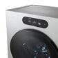 LG 5.8 Cu. Ft. Mega Capacity Smart Front Load Washer in Brushed Platinum Steel, , large