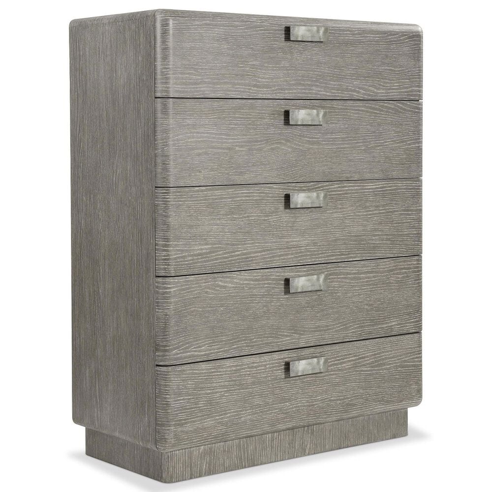 Bernhardt Monolith 5-Drawer Chest in Wirebrushed Oak, , large