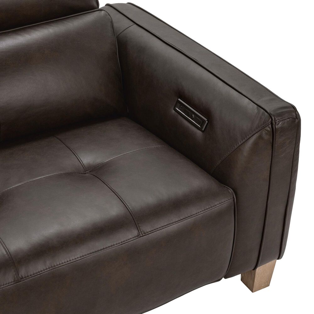 Classic Home Conway Right Arm Facing Power Recliner Chair in Brown, , large