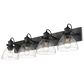 Golden Lighting Hines 4-Light Bath Vanity in Matte Black, , large