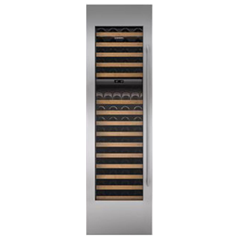 Sub Zero Integrated 18" Wine Storage Door Panel with Pro Handle - Left Hinge in Stainless Steel, , large