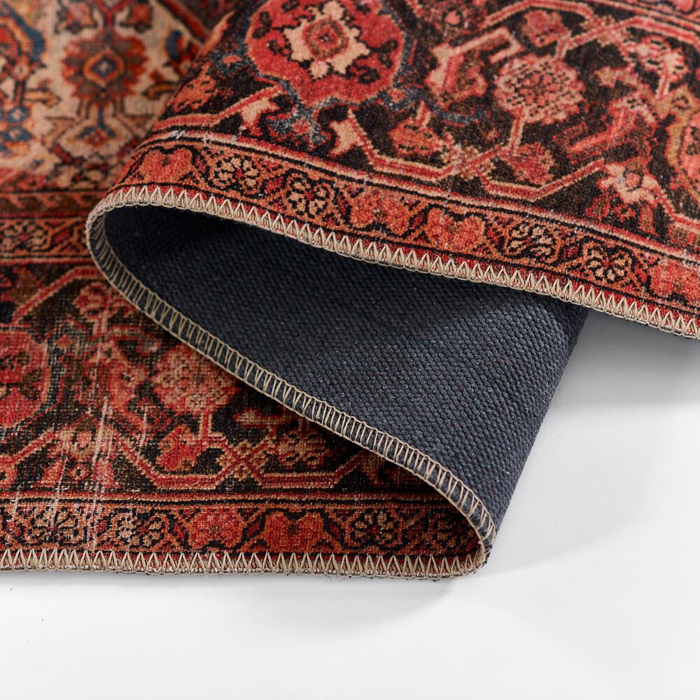 Momeni Afshar AFS-44 Red 7'6" x 9'6" Area Rug, , large