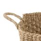 Mercana Emra Rectangular Basket with Handles in Light Brown (Set of 3), , large