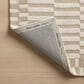 Chris Loves Julia x Loloi Bradley 2"3" x 3"9" Ivory and Beige Area Rug, , large