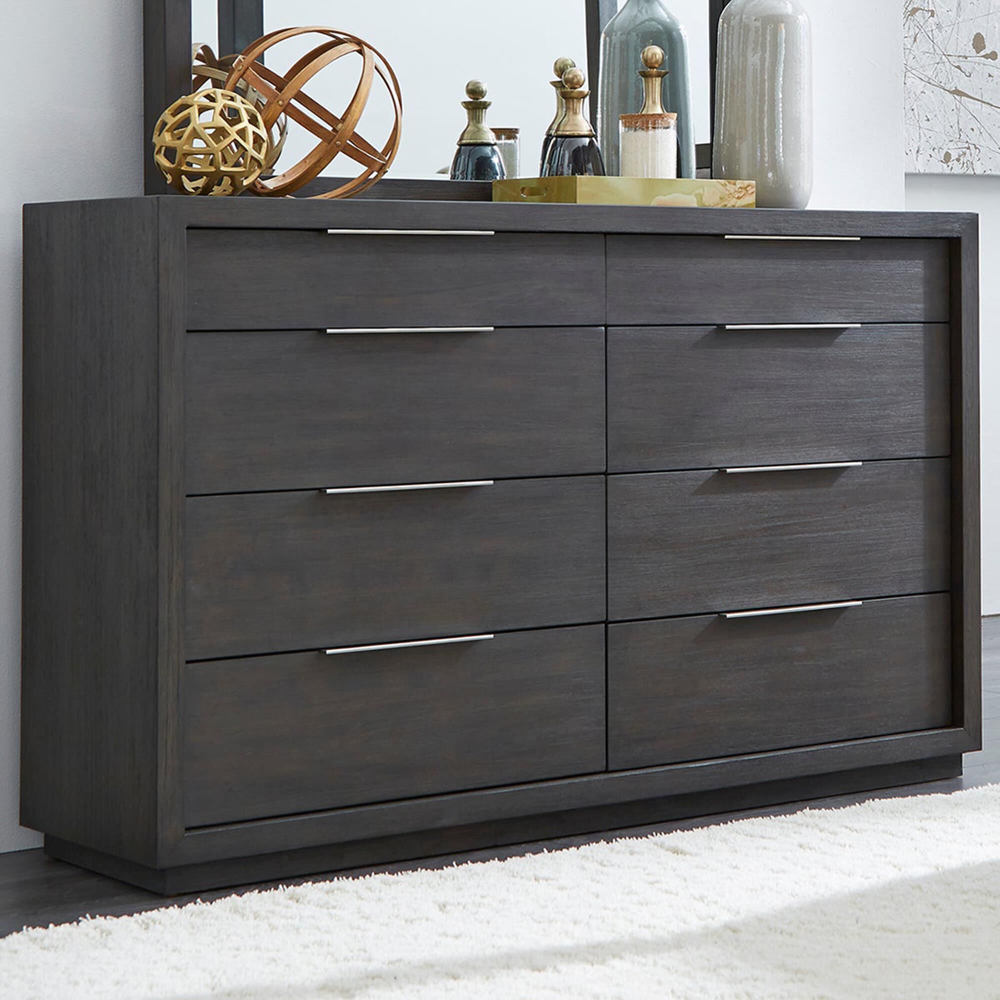 専用♡新品♡Mal.購入♡PASSIONE♡ファージレ♡チャコール♡パシオーネ Urban Home Oxford 8-Drawer Dresser in Basalt Grey