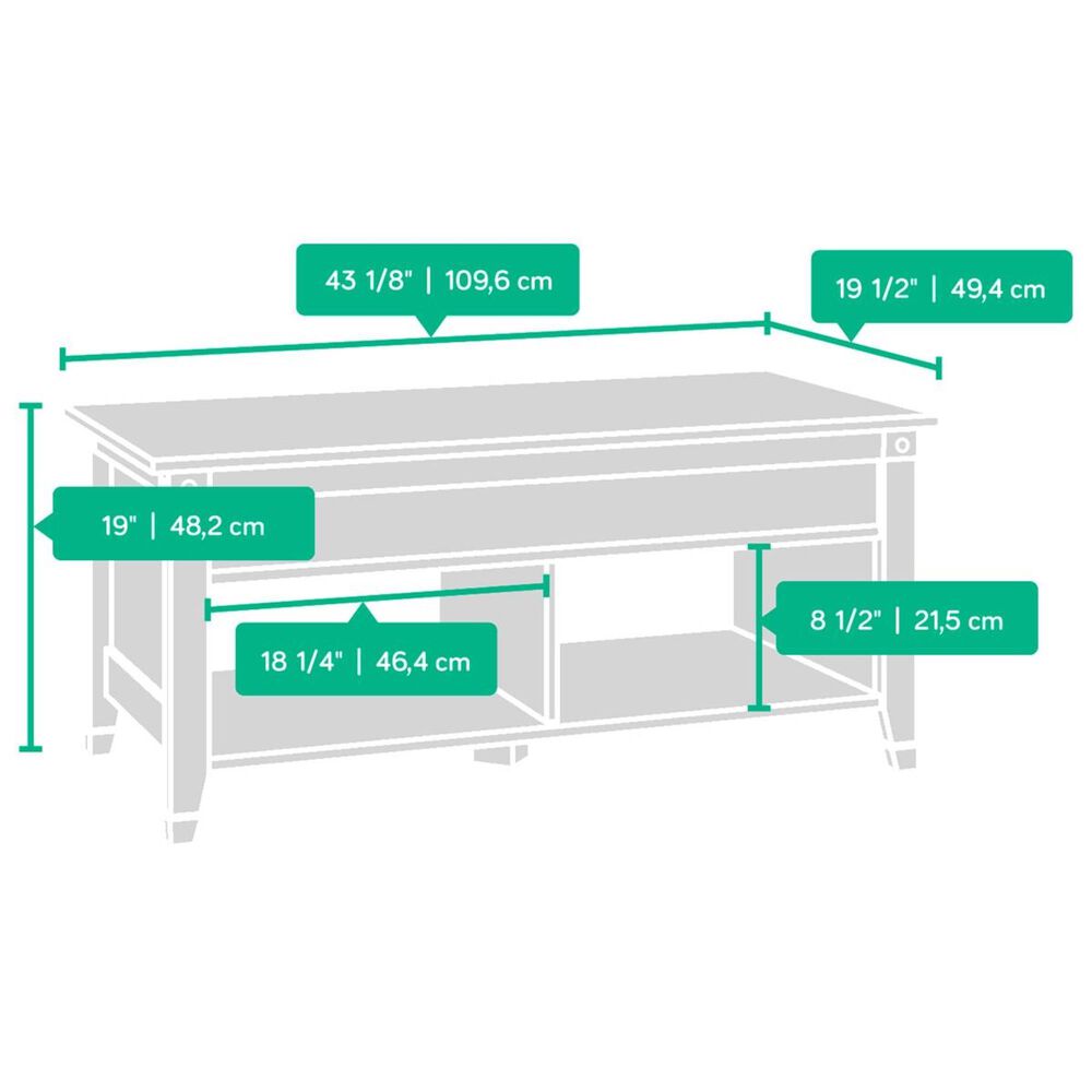 Sauder Carson Forge Lift Top Coffee Table In Oak Nebraska Furniture Mart Sauder Carson Forge Lift Top Coffee, Sauder Carson Forge Lift Top Coffee Table Oak